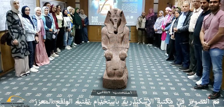 زيارة متدربي دورة "التوثيق السريع للقطع الأثرية"